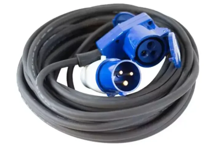 Verloopkabel 15 meter CEE