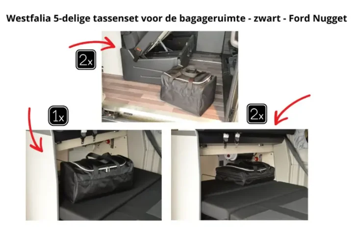 Westfalia tassenset 5 delig